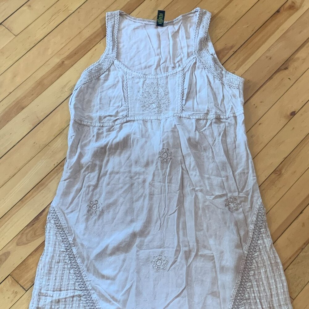 Tan Hippie Summer Dress